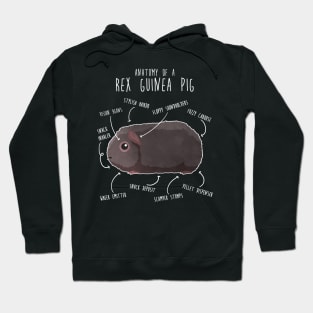 Rex Guinea Pig Anatomy Hoodie